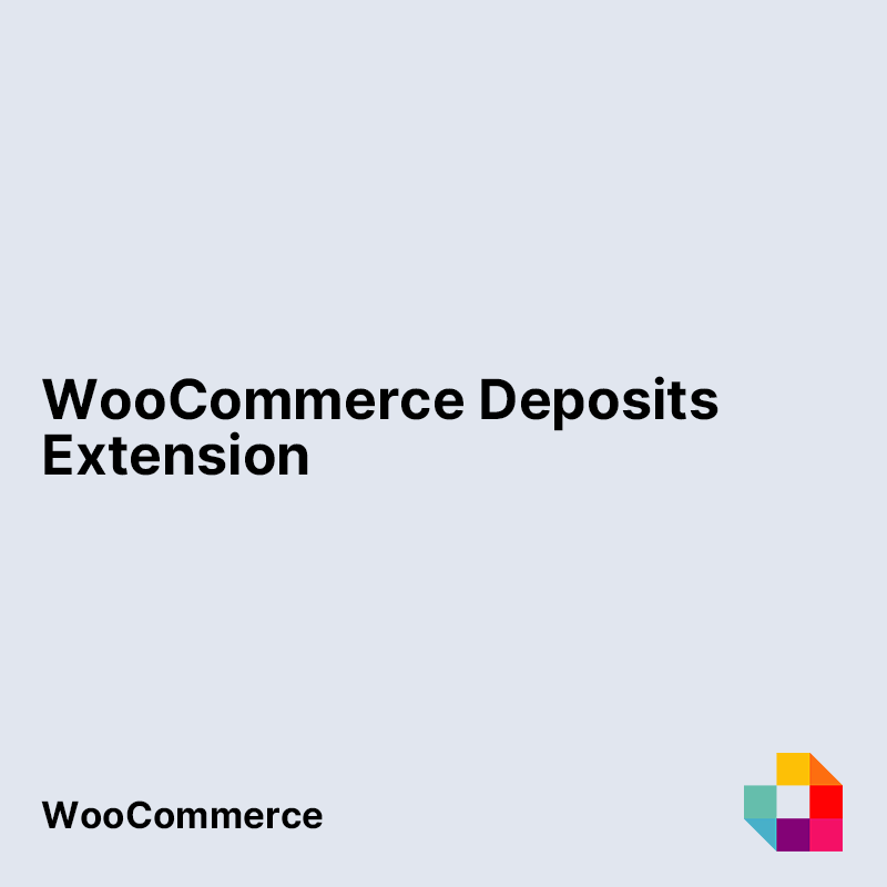 WooCommerce Deposits Extension