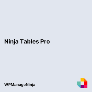 Ninja Tables Pro