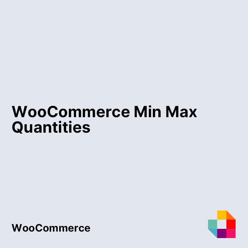 WooCommerce Min Max Quantities