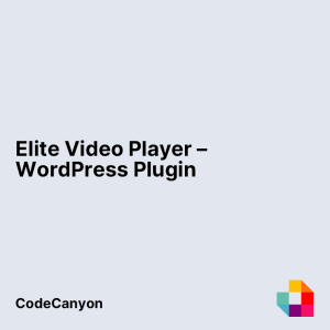 Elite Video Player – WordPress Plugin