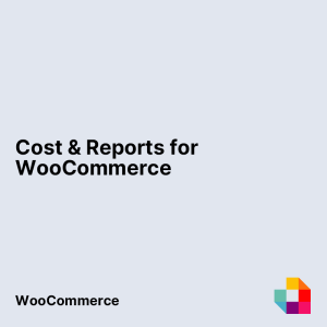 Cost & Reports for WooCommerce