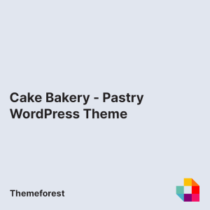 Cake Bakery - Pastry WordPress Theme