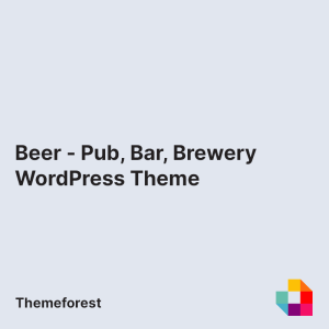 Beer - Pub, Bar, Brewery WordPress Theme