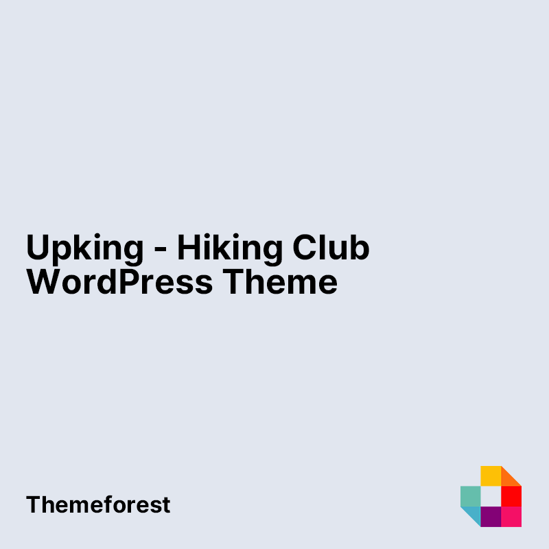 Upking - Hiking Club WordPress Theme