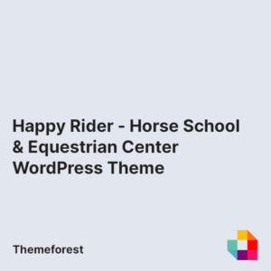 Happy Rider - Horse School & Equestrian Center WordPress Theme