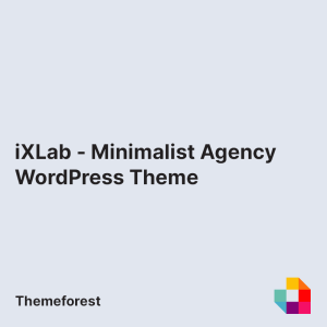 iXLab - Minimalist Agency WordPress Theme