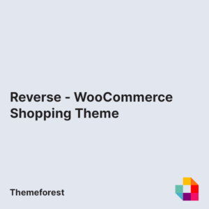Reverse - WooCommerce Shopping Theme