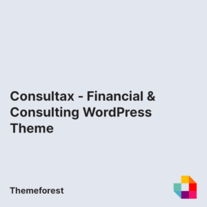 Consultax - Financial & Consulting WordPress Theme