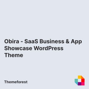 Obira - SaaS Business & App Showcase WordPress Theme
