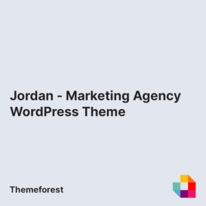 Jordan - Marketing Agency WordPress Theme