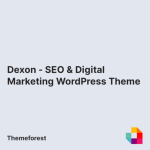 Dexon - SEO & Digital Marketing WordPress Theme