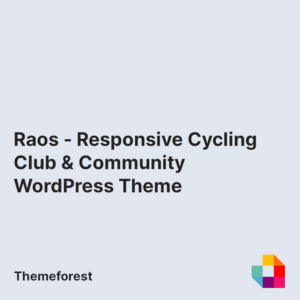 Raos - Responsive Cycling Club & Community WordPress Theme