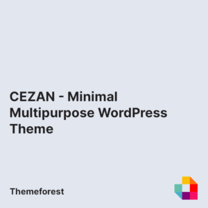 CEZAN - Minimal Multipurpose WordPress Theme