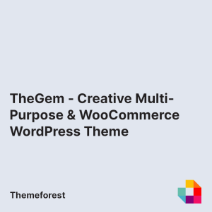 TheGem - Creative Multi-Purpose & WooCommerce WordPress Theme