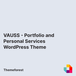 VAUSS - Portfolio and Personal Services WordPress Theme