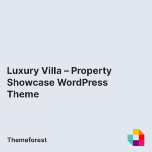 Luxury Villa – Property Showcase WordPress Theme