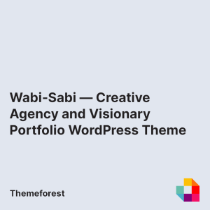 Wabi-Sabi — Creative Agency and Visionary Portfolio WordPress Theme