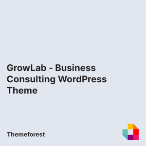 GrowLab - Business Consulting WordPress Theme