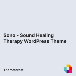 Sono - Sound Healing Therapy WordPress Theme