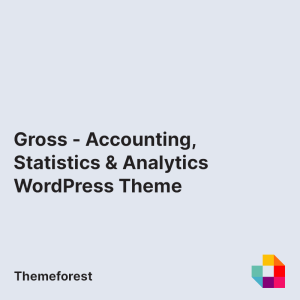 Gross - Accounting, Statistics & Analytics WordPress Theme