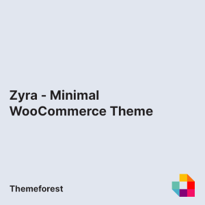 Zyra - Minimal WooCommerce Theme