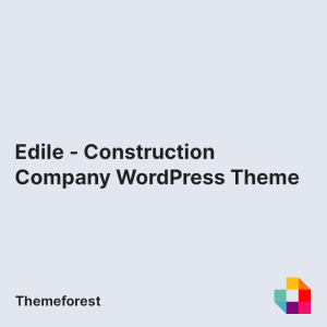 Edile - Construction Company WordPress Theme