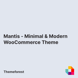 Mantis - Minimal & Modern WooCommerce Theme
