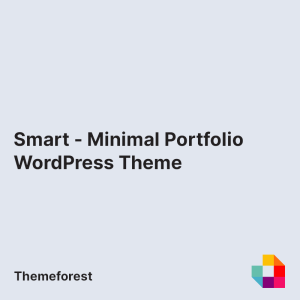 Smart - Minimal Portfolio WordPress Theme