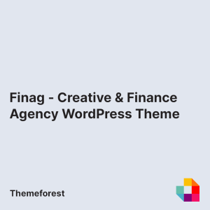 Finag - Creative & Finance Agency WordPress Theme