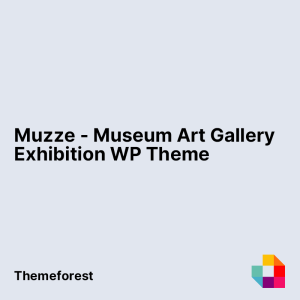 Muzze - Museum Art Gallery Exhibition WP Theme