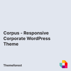 Corpus - Responsive Corporate WordPress Theme