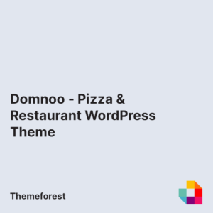 Domnoo - Pizza & Restaurant WordPress Theme
