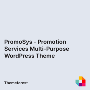 PromoSys - Promotion Services Multi-Purpose WordPress Theme