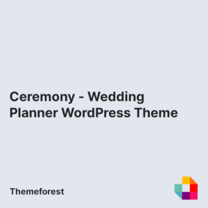 Ceremony - Wedding Planner WordPress Theme