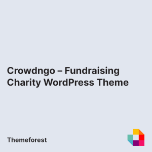 Crowdngo – Fundraising Charity WordPress Theme
