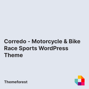 Corredo - Motorcycle & Bike Race Sports WordPress Theme