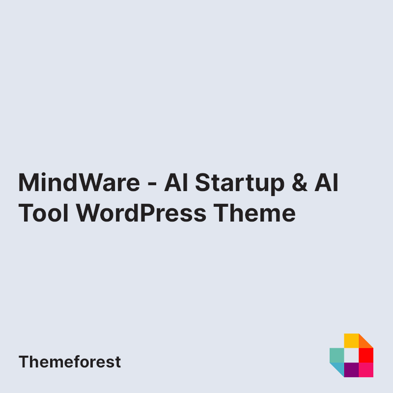 MindWare - AI Startup & AI Tool WordPress Theme