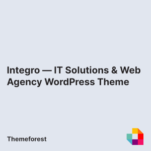 Integro — IT Solutions & Web Agency WordPress Theme
