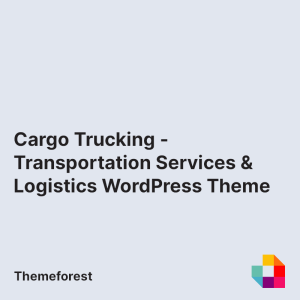 Cargo Trucking - Transportation Services & Logistics WordPress Theme