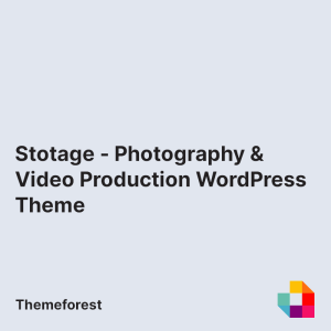 Stotage - Photography & Video Production WordPress Theme