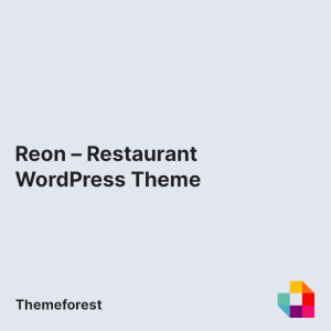 Reon – Restaurant WordPress Theme