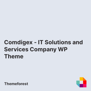 Comdigex - IT Solutions and Services Company WP Theme