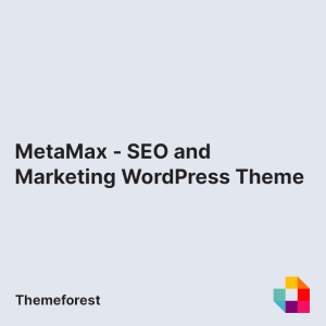 MetaMax - SEO and Marketing WordPress Theme