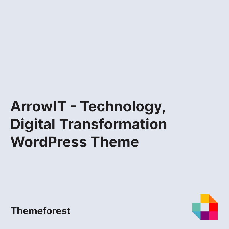 ArrowIT - Technology, Digital Transformation WordPress Theme