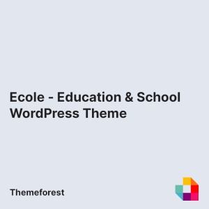 Ecole - Education & School WordPress Theme