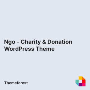 Ngo - Charity & Donation WordPress Theme