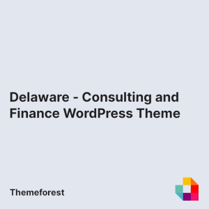 Delaware - Consulting and Finance WordPress Theme