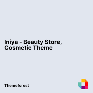 Iniya - Beauty Store, Cosmetic Theme