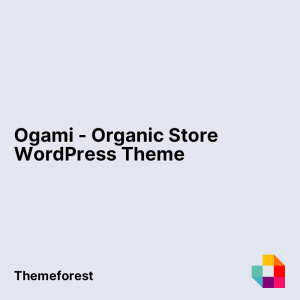 Ogami - Organic Store WordPress Theme