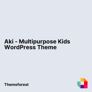 Aki - Multipurpose Kids WordPress Theme